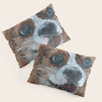Poppy King Charles Cavalier Portrait Pillow Sham Gallery Image 3