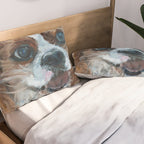 Poppy King Charles Cavalier Portrait Pillow Sham Gallery Image 2