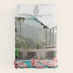 Flamingo Pool Party Comforter Gallery Image 6