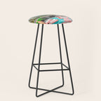 Flamingo Pool Party Stool Gallery Image 1