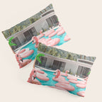 Flamingo Pool Party Pillow Sham Gallery Image 3