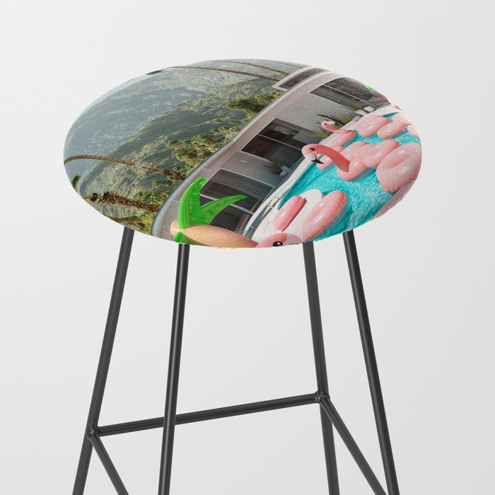 Flamingo Pool Party Stool Gallery Image 2