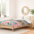 Flamingo Pool Party Duvet Cover Gallery Image 2