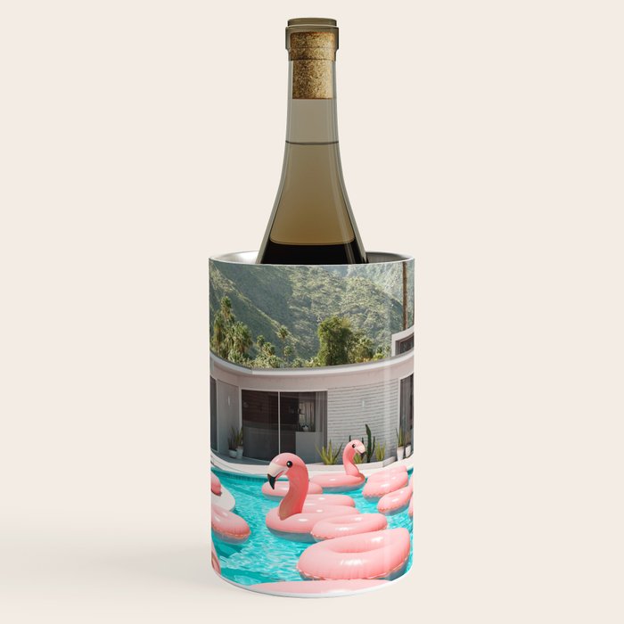 Flamingo Pool Party Wine Chiller Gallery Image 1