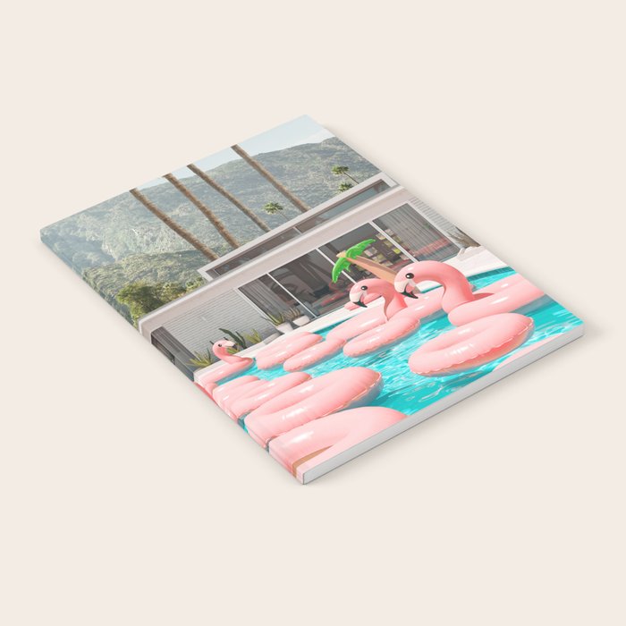 Flamingo Pool Party Notebook Gallery Image 1