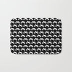 Dirt Bikes // Black Bath Mat Gallery Image 1