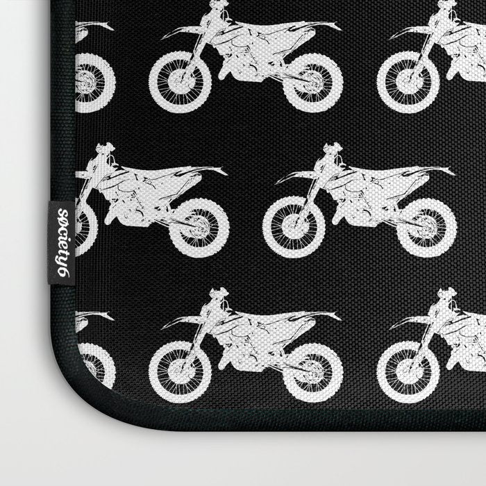 Dirt Bikes // Black Laptop Sleeve Gallery Image 3