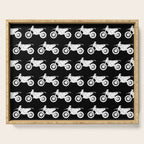 Dirt Bikes // Black Serving Tray Gallery Image 1