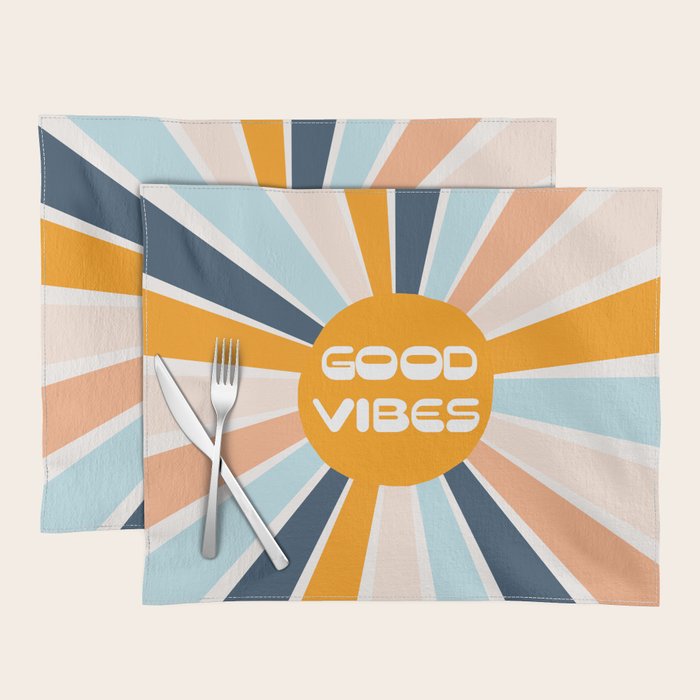 Good Vibes Sunshine Placemat Gallery Image 1