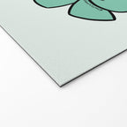 Bow Rainbow in Blue Welcome Mat Gallery Image 2