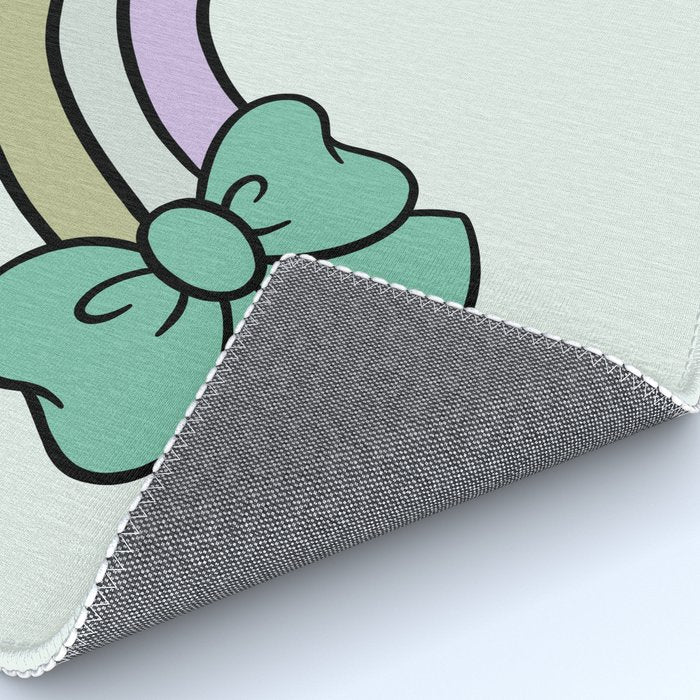 Bow Rainbow in Blue Rug Gallery Image 4