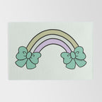 Bow Rainbow in Blue Rug Gallery Image 2