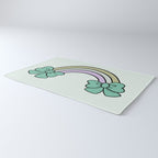 Bow Rainbow in Blue Rug Gallery Image 3
