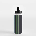 Classic Retro Striped Enenra Water Bottle Gallery Image 2