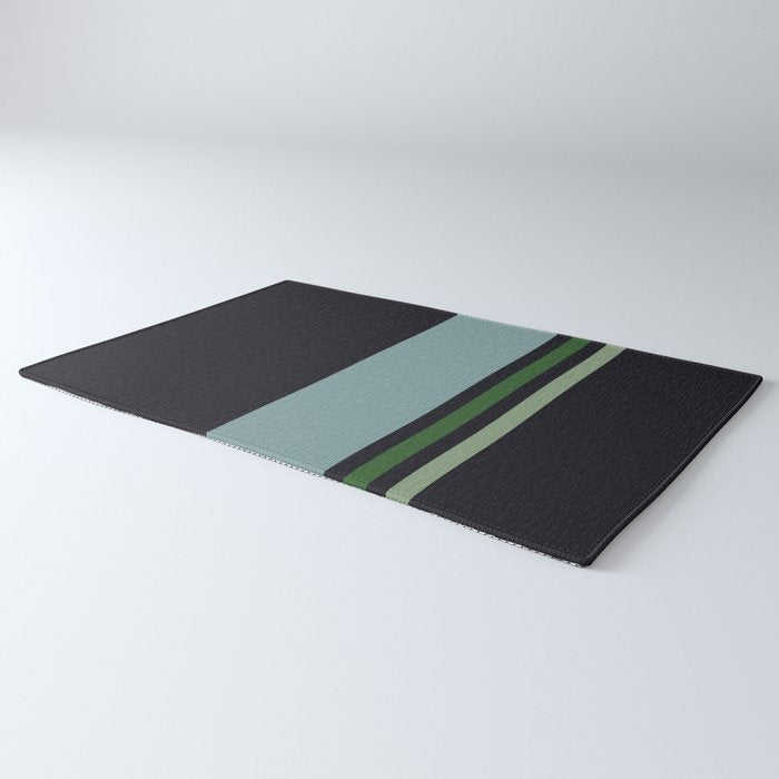 Classic Retro Striped Enenra Rug Gallery Image 3