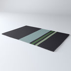 Classic Retro Striped Enenra Rug Gallery Image 3