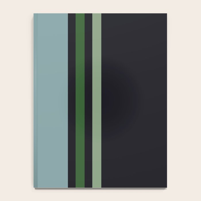 Classic Retro Striped Enenra Notebook Gallery Image 4