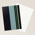 Classic Retro Striped Enenra Stationery Card Gallery Image 2
