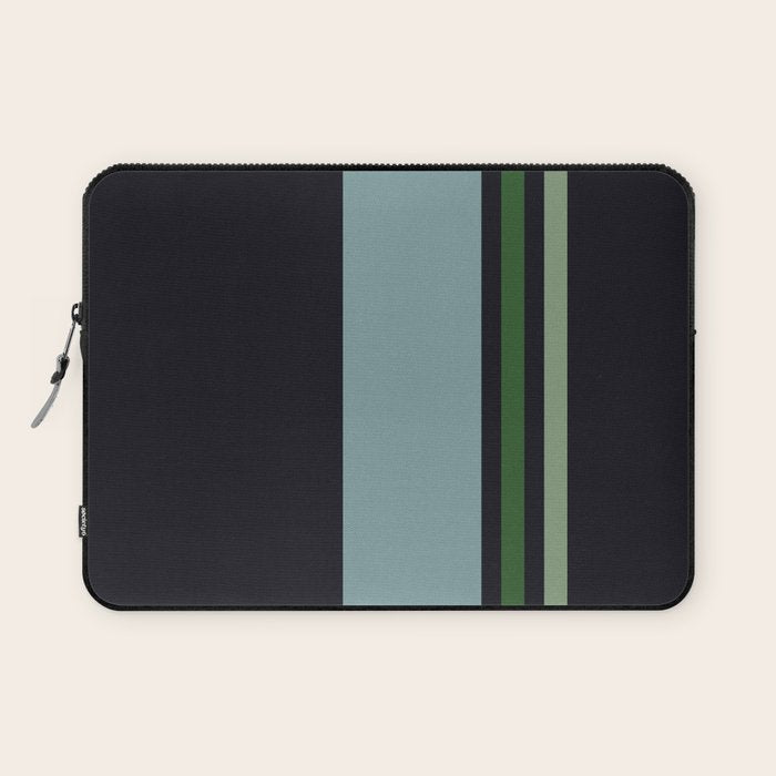Classic Retro Striped Enenra Laptop Sleeve Gallery Image 1