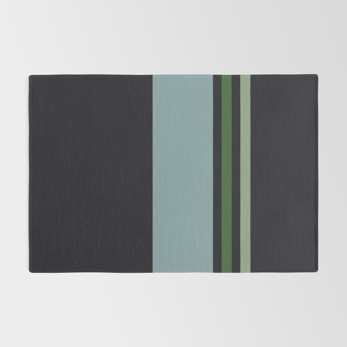Classic Retro Striped Enenra Rug Gallery Image 2