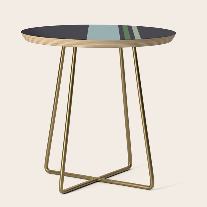 Classic Retro Striped Enenra Side Table Gallery Image 1