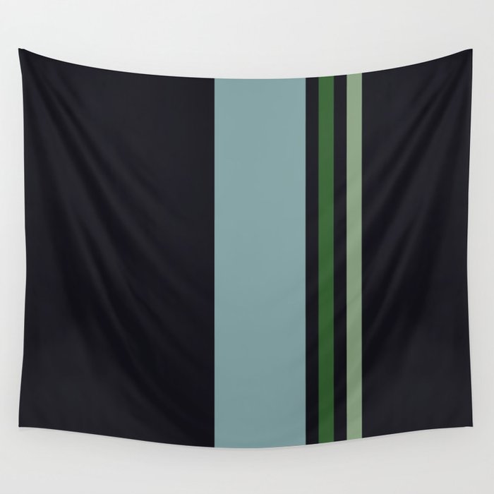Classic Retro Striped Enenra Wall Tapestry Gallery Image 1