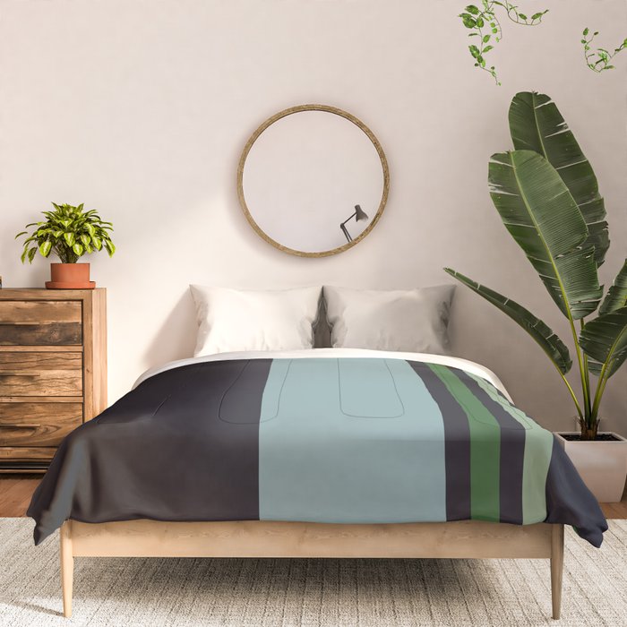 Classic Retro Striped Enenra Comforter Gallery Image 3