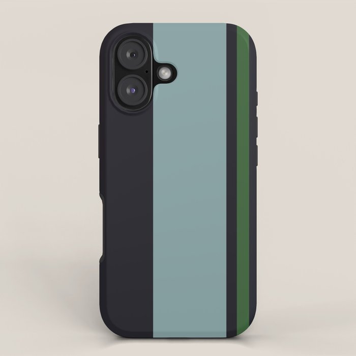 Classic Retro Striped Enenra iPhone Case Gallery Image 1