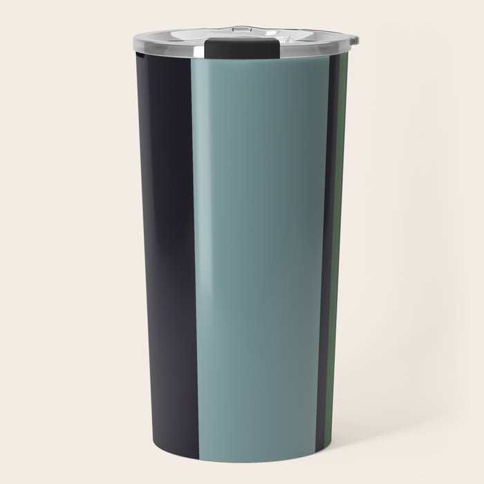 Classic Retro Striped Enenra Travel Mug Gallery Image 1