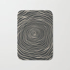 Strokes 07: Nero Black Edition  Bath Mat Gallery Image 1