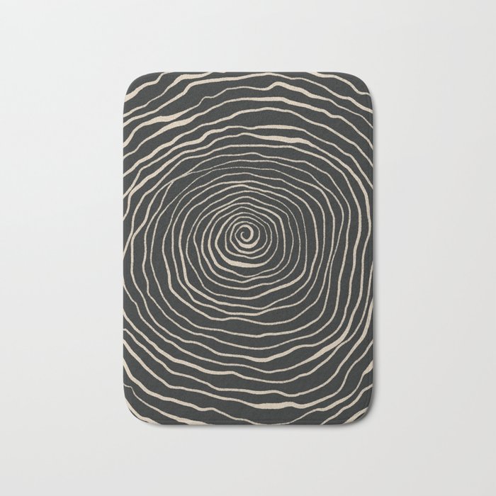 Strokes 07: Nero Black Edition  Bath Mat Gallery Image 1