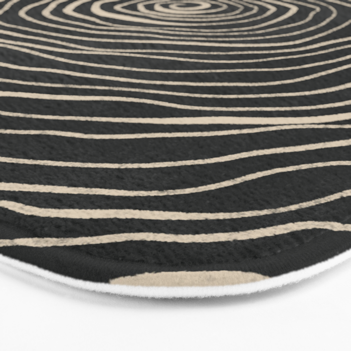 Strokes 07: Nero Black Edition  Bath Mat Gallery Image 3