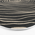 Strokes 07: Nero Black Edition  Bath Mat Gallery Image 3