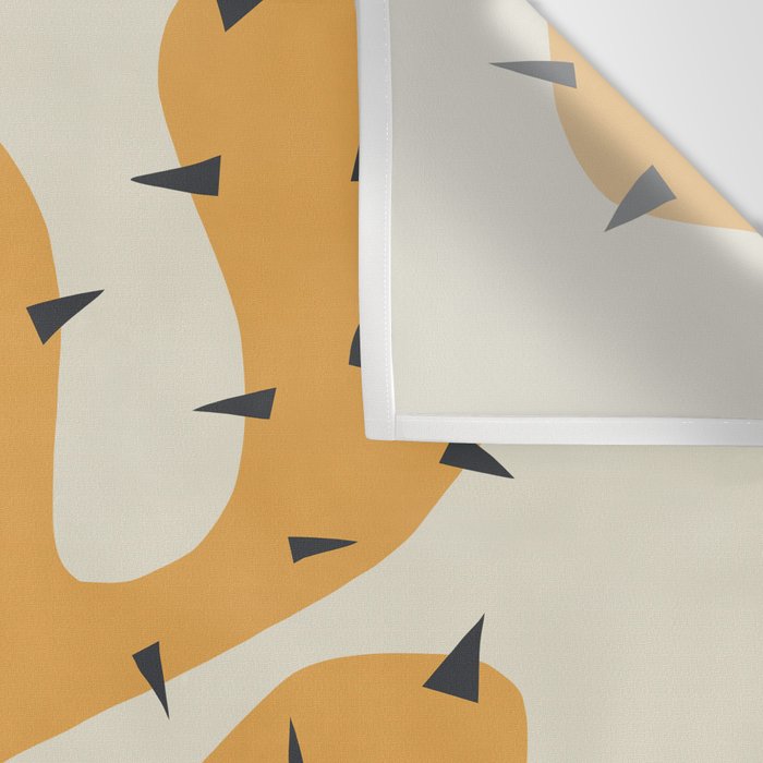Matisse Inspired Orange Shape Wall Tapestry Gallery Image 3