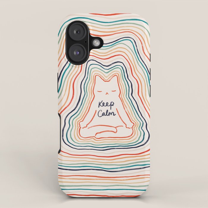 Keep Calm Cat 2 iPhone Case Gallery Image 1