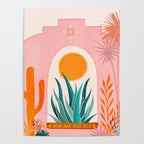 The Day Begins / Desert Garden Landscape Poster Gallery Image 4
