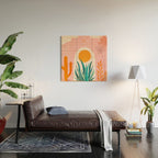 The Day Begins / Desert Garden Landscape Wood Wall Art Gallery Image 2