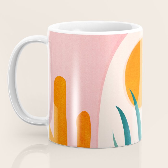 The Day Begins / Desert Garden Landscape Coffee Mug Gallery Image 3