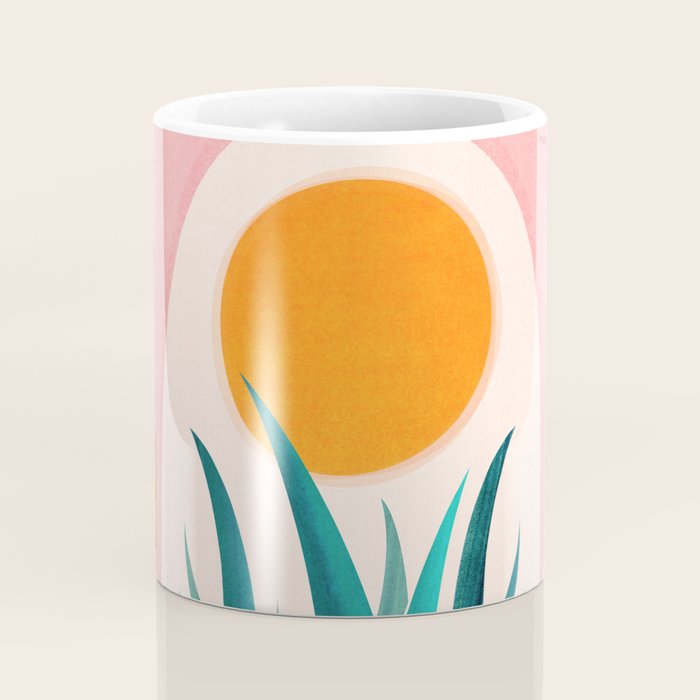The Day Begins / Desert Garden Landscape Coffee Mug Gallery Image 4