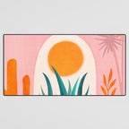 The Day Begins / Desert Garden Landscape Desk Mat Gallery Image 3