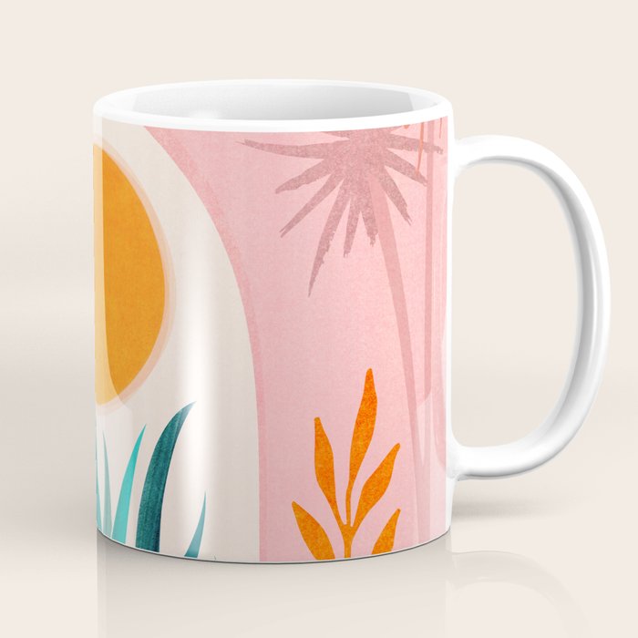 The Day Begins / Desert Garden Landscape Coffee Mug Gallery Image 1