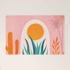 The Day Begins / Desert Garden Landscape Welcome Mat Gallery Image 1