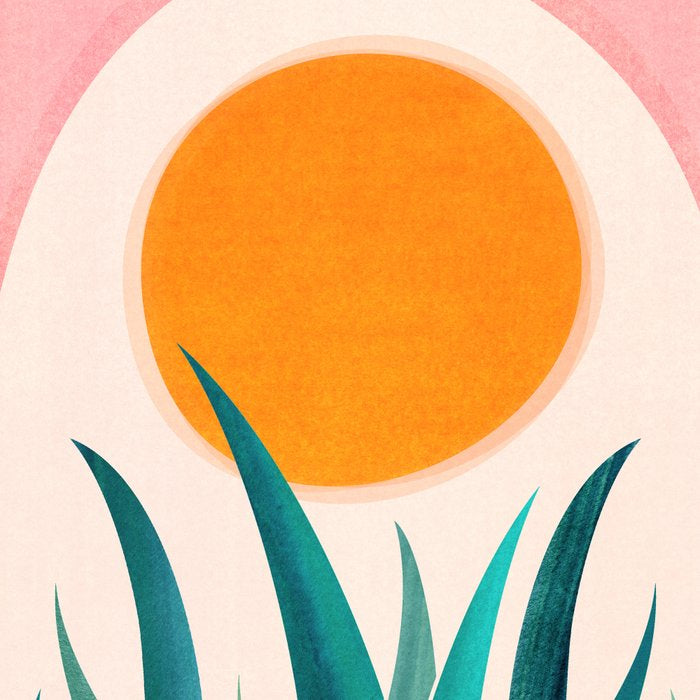 The Day Begins / Desert Garden Landscape Coffee Mug Gallery Image 2