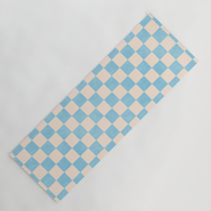 CHECKER - 001 - Iceberg Yoga Mat Gallery Image 1