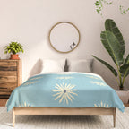 Retro Sun - Blue Sky Comforter Gallery Image 3
