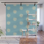 Retro Sun - Blue Sky Wall Mural Gallery Image 1