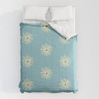 Retro Sun - Blue Sky Comforter Gallery Image 6