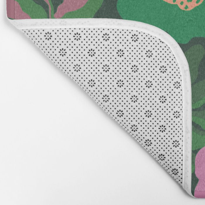 Pink blooming Bath Mat Gallery Image 2