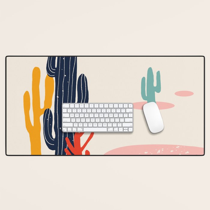 desert plant Desk Mat Gallery Image 1