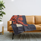 Lazy Plant #1 Throw Blanket Gallery Image 1